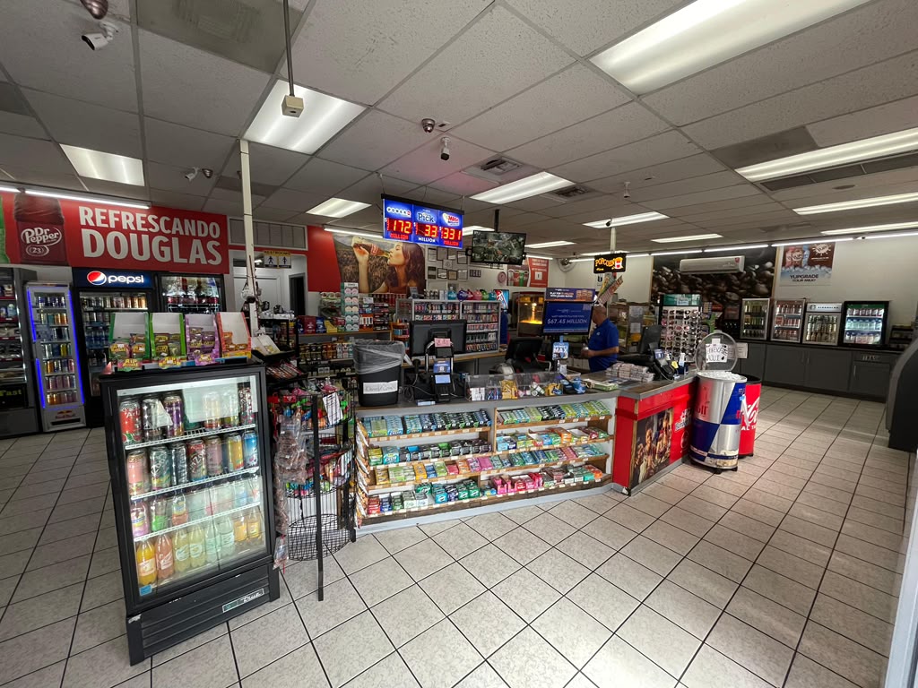 Checkout counter and lottery